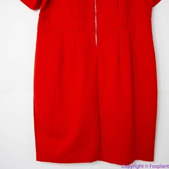 NEW Eloquii Sheath Dress with Cut Out star Neckline exposed zipper, size 18 - Picture 7 of 16